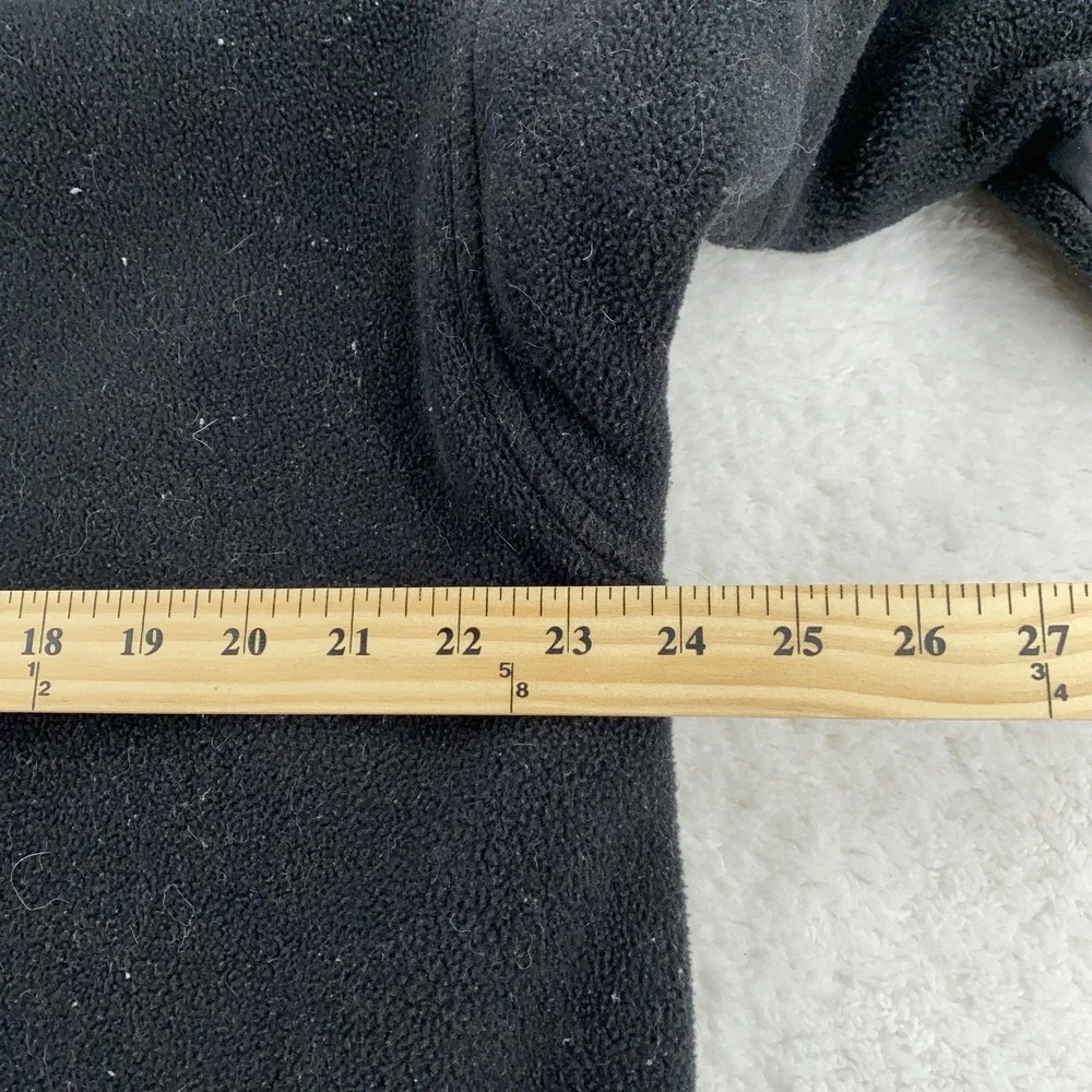 The North Face‎ Black Polartec Jacket Mens Large Full Zip Fleece Outdoor Pockets